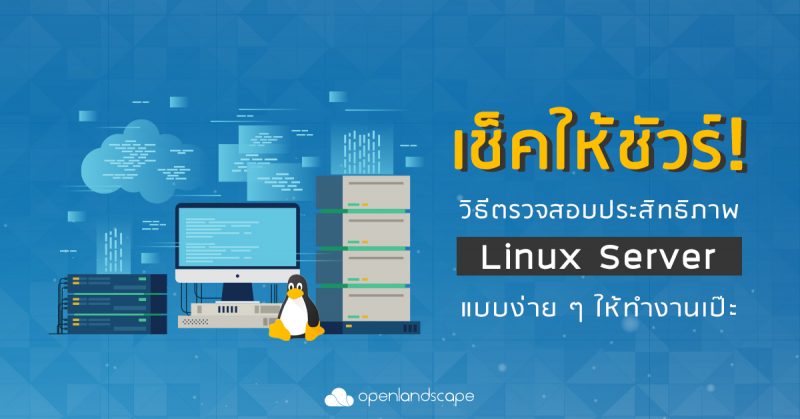 เช็คให้ชัวร์ ! วิธีตรวจสอบประสิทธิภาพ Linux Server แบบง่าย ๆ ให้ทำงานเป๊ะ