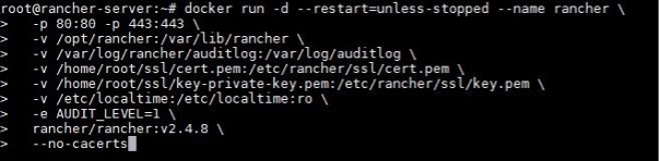 ติดตั้ง Docker ภายในเครื่อง Rancher 