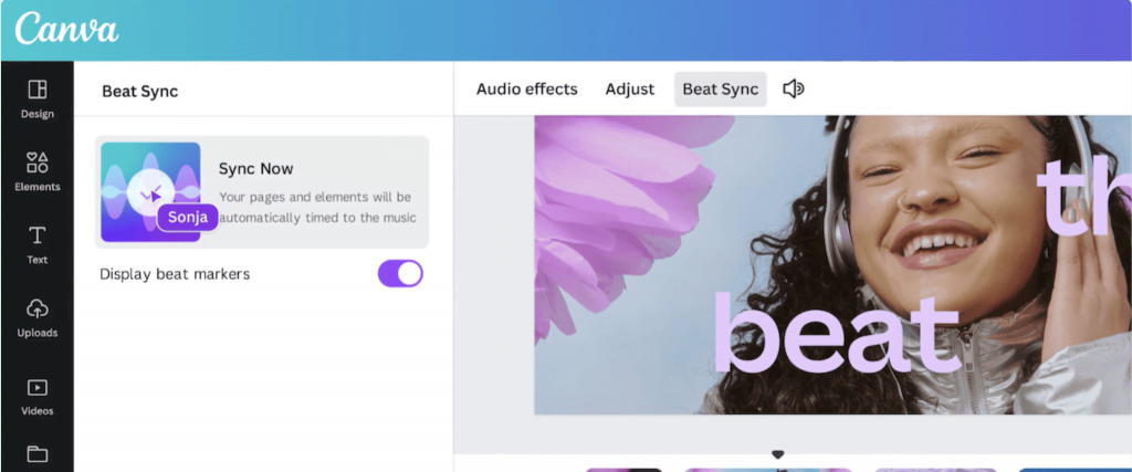 Beat Sync - Canva